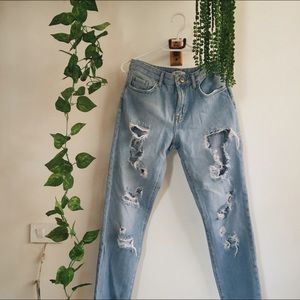 Ripped boyfriend Jeans